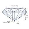 Actual diamond profile measurements